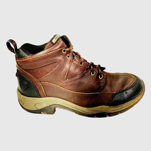Ariat Boots ATS Terrain Endurance Hiking Brown Leather 8.5 Womens Work Gorpcore - Picture 5 of 16